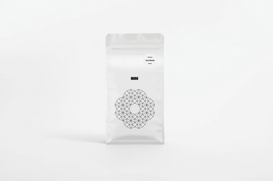 White compostable coffee bag
