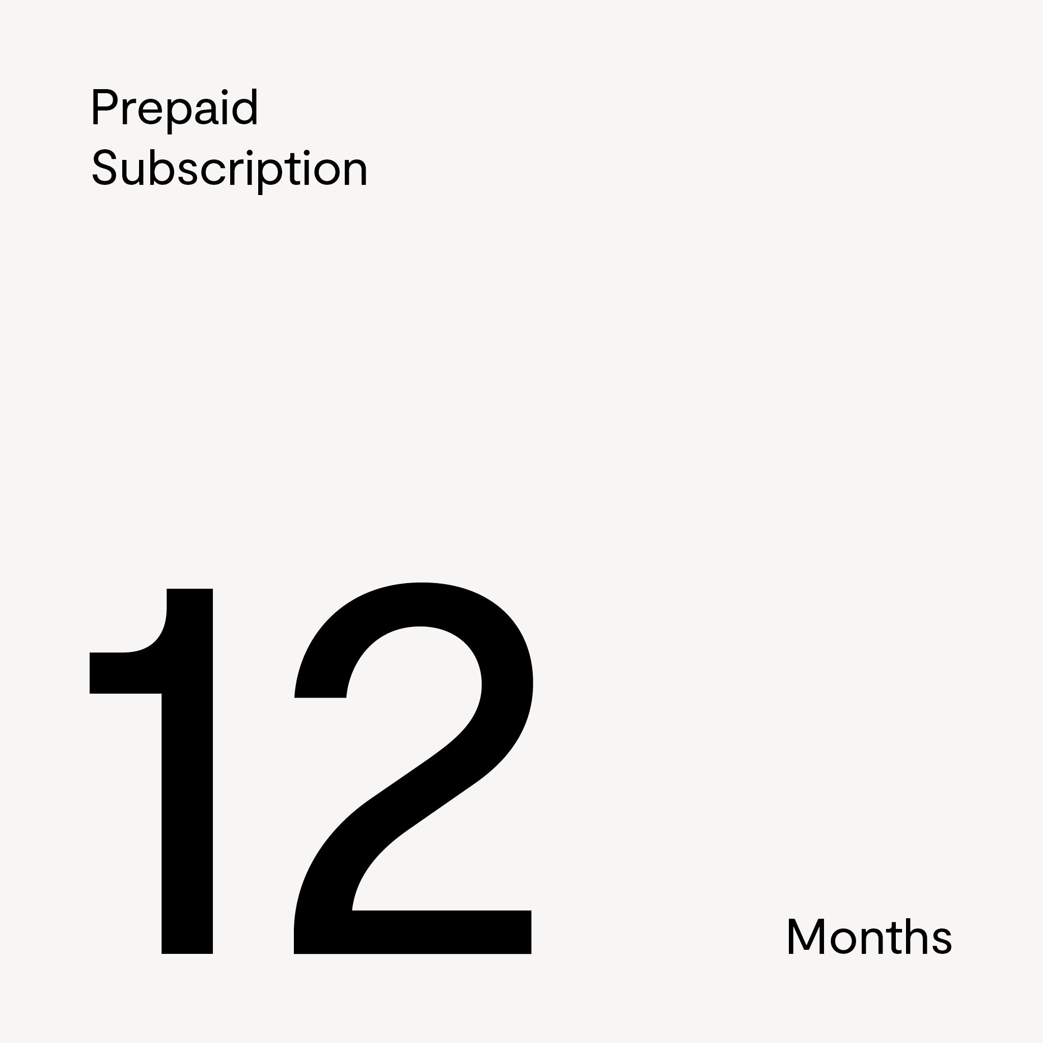 Prepaid Coffee Subscription - 12 Months, Delivered Monthly