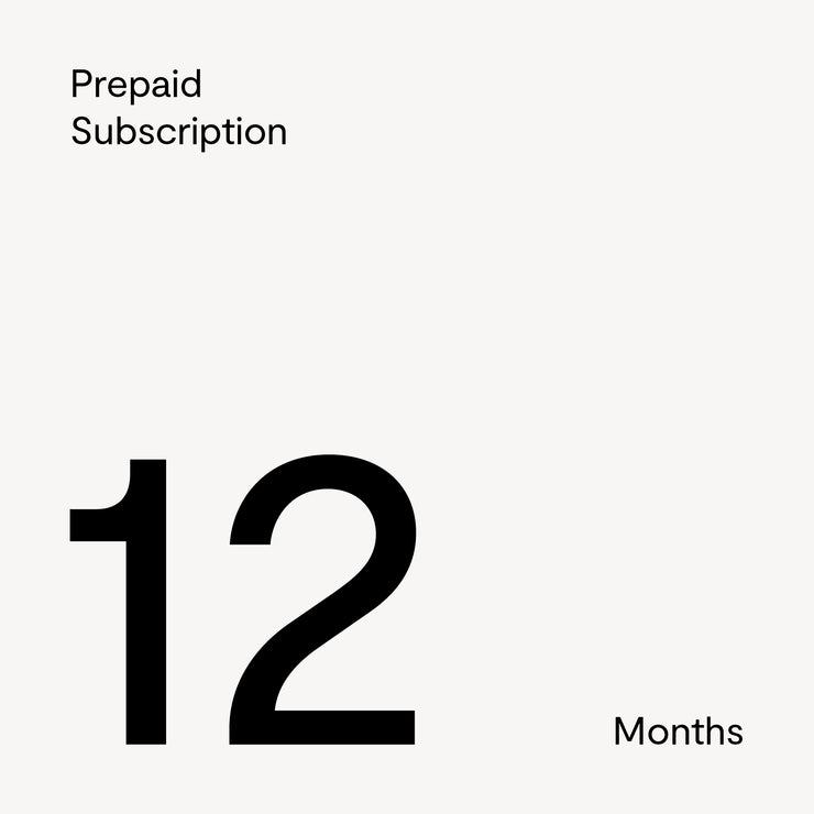 Prepaid Coffee Subscription - 12 Months, Delivered Monthly