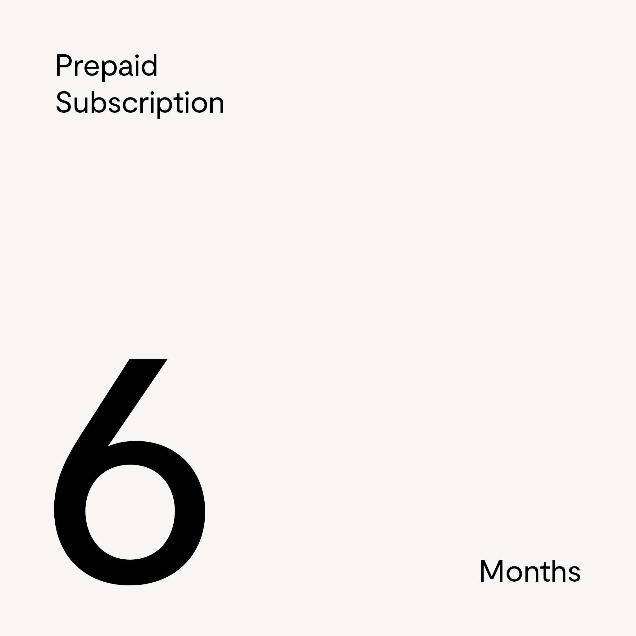 Prepaid Coffee Subscription - 6 Months, Delivered Monthly