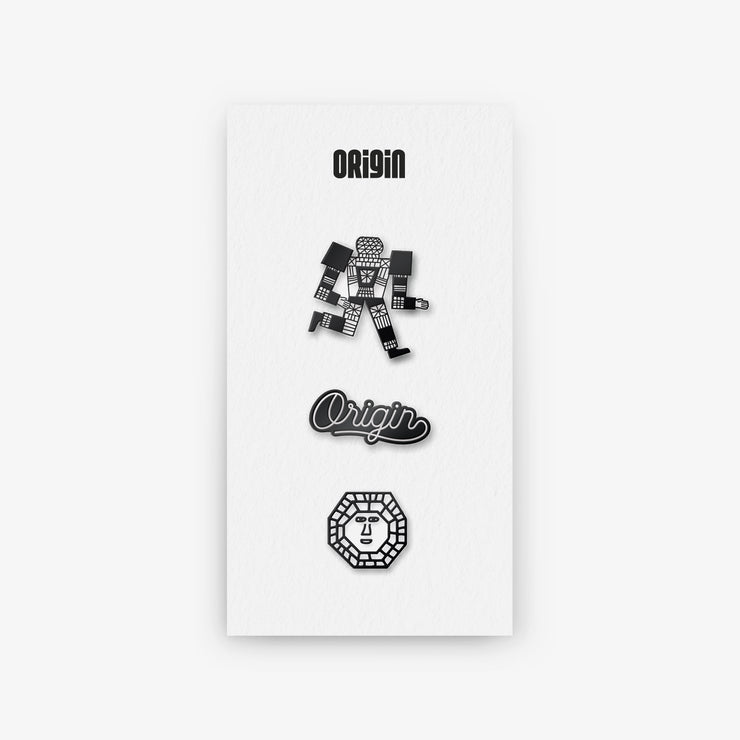 Enamel Pin Badge Trio