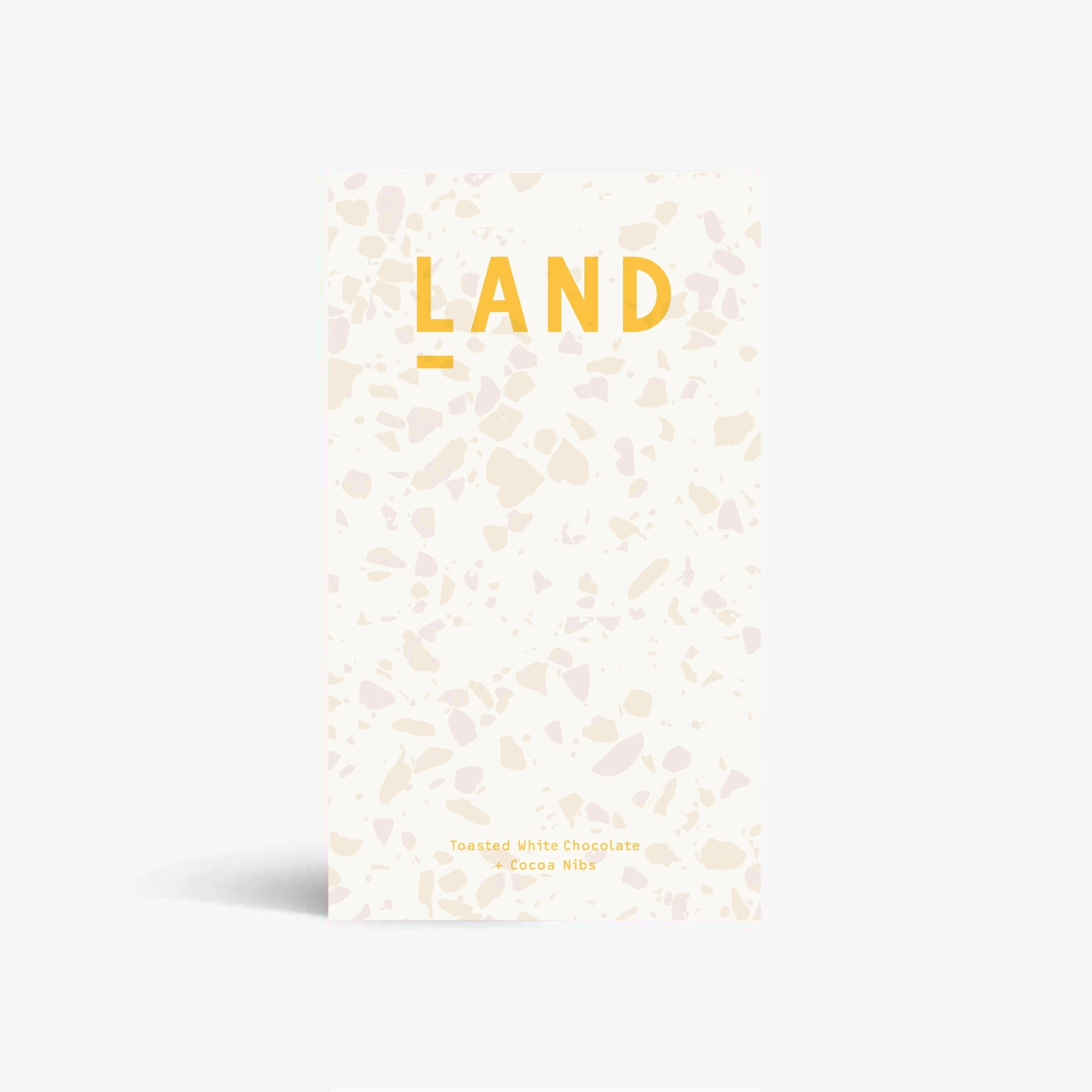 Land Chocolate - 38% Toasted White Chocolate + Cocoa Nibs