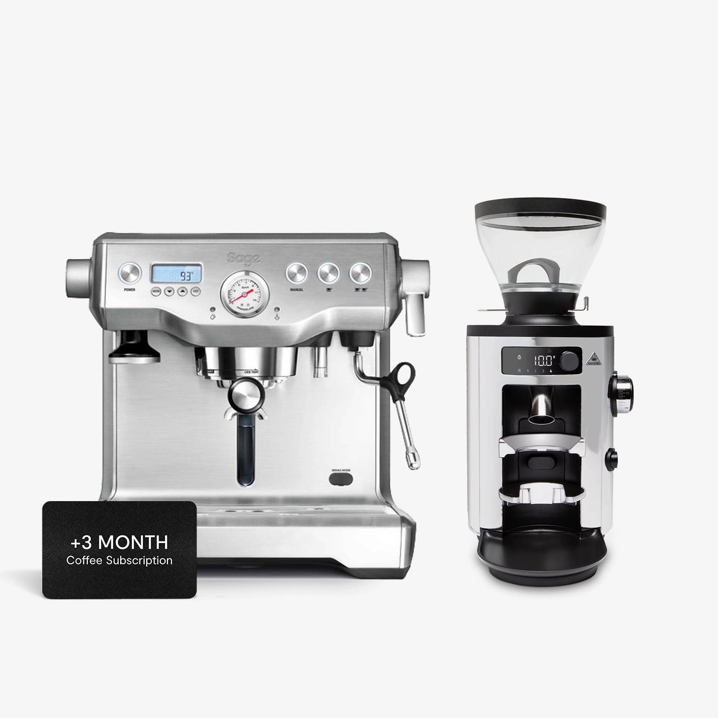 Sage Dual Boiler & Mahlkonig X54 Bundle - Steel