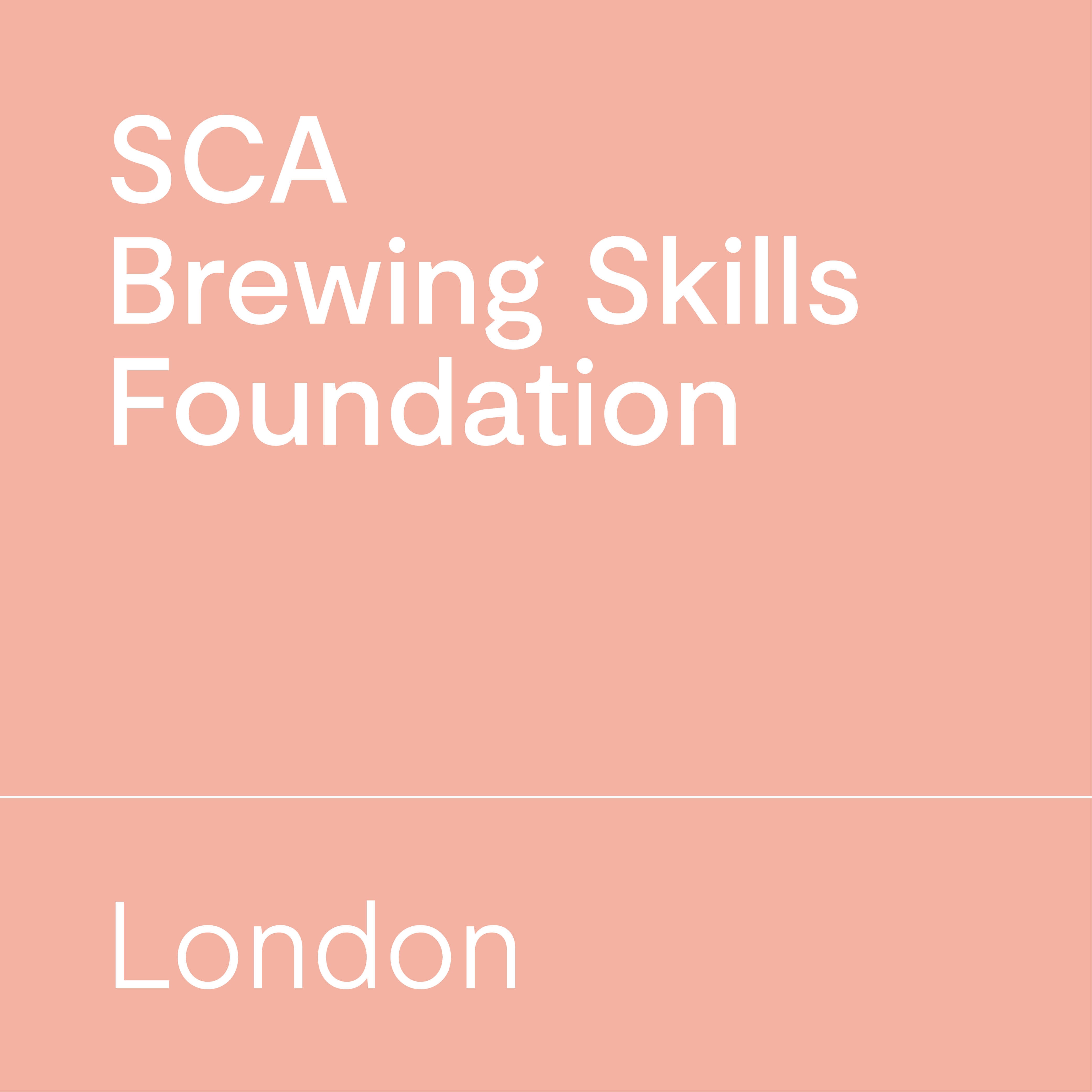 SCA Brewing Foundation | London