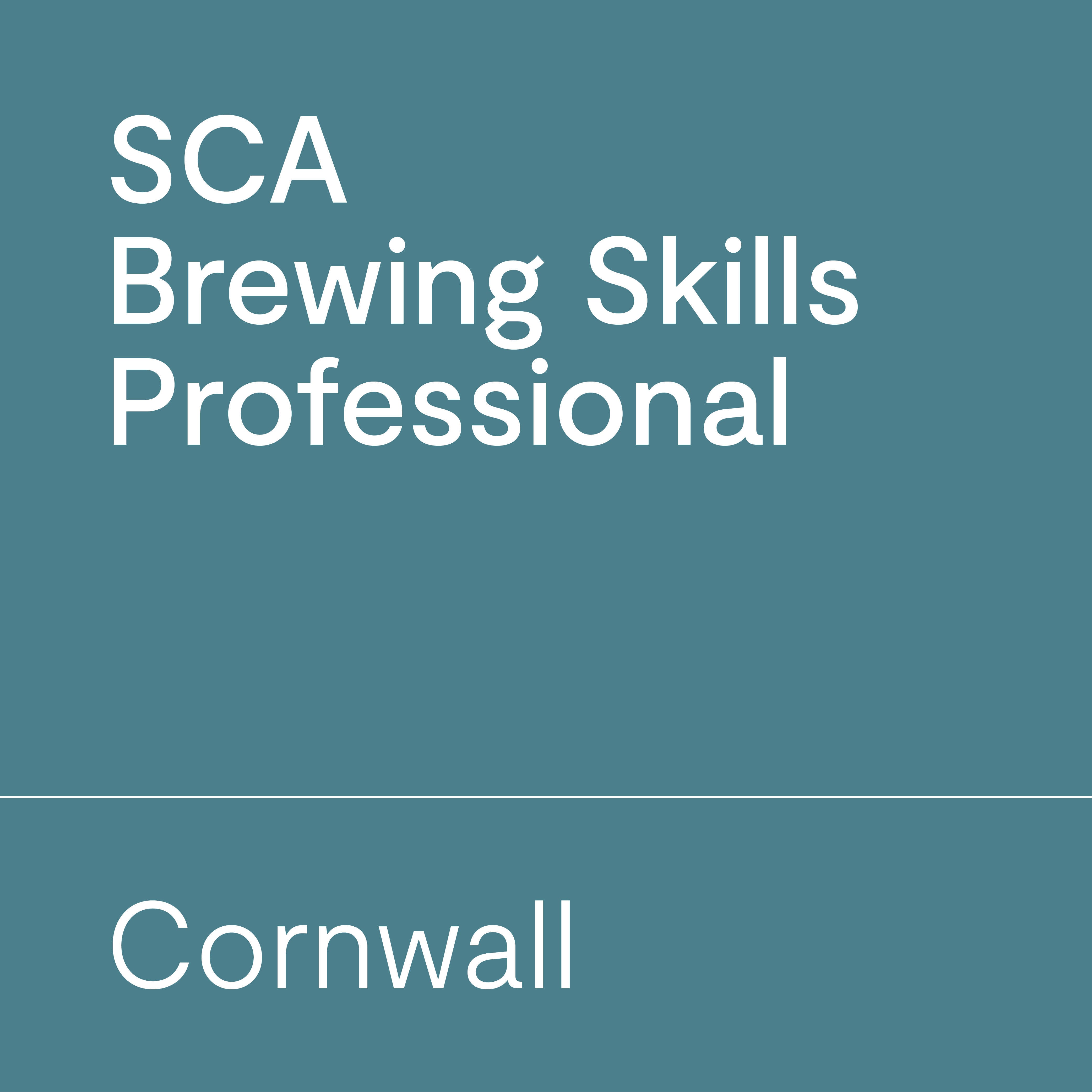 SCA Brewing Professional | Cornwall